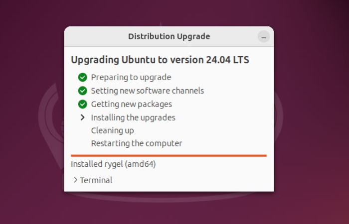 Step 4. Install Your Upgrades Ubuntu 24.04